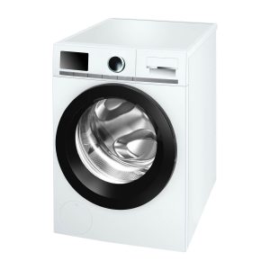 A washing machine isolated on white background